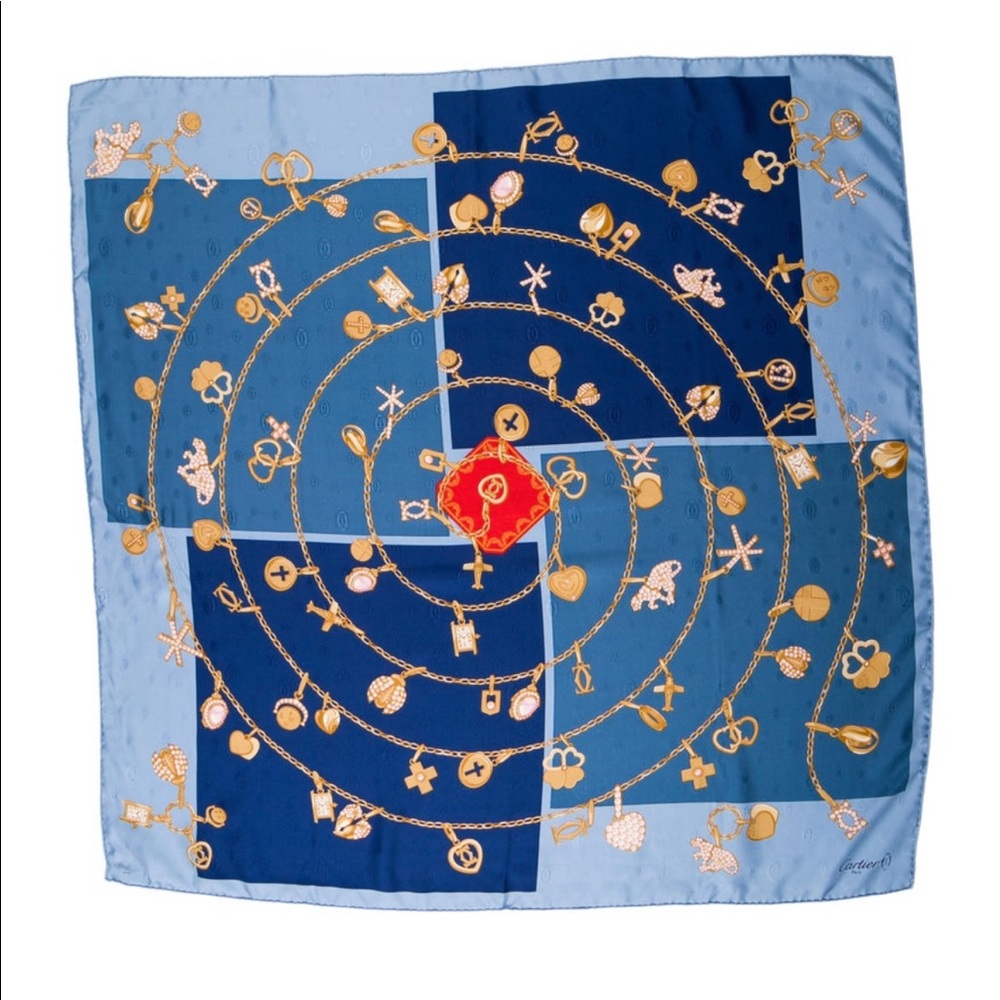 cartier silk scarf